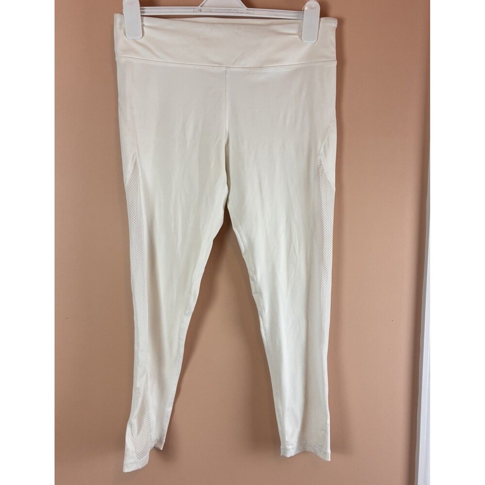 Fabletics Women’s White And Mesh Leggings Size XL
